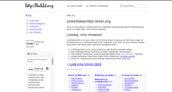 Desktop Screenshot of linkki.org